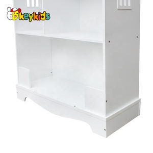 Librería Infantil de Madera con Diseño de Casa de Muñecas, Color Blanco, Modelo W08D015B - Product Image 5