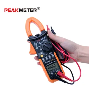 Peakmeter PM2008B 2000 Hitungan LCD Display Digital Clamp Meter Multimeter Kontinuitas Dioda Tugas Pengujian dengan Auto/Manual Rentang