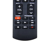 Control Remoto de Repuesto para Televisor Inteligente LED Panasonic N2QAYB000572 N2QAYB000487, Código Fijo, Infrarrojo, Material ABS, Negro