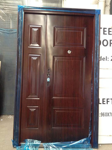 Nouveau modèle de portes doubles en acier commerciales pour l'extérieur, portes de magasin - Product Image 5
