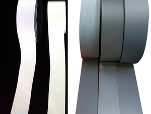 Ruban de coupe/rayures réfléchissantes en fer vert/argent 2 m, réflecteur de transfert thermique segmenté pour vêtements - Product Image 4