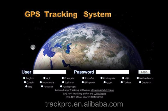 Véhicule gps tracker TK116 avec APPLICATION GRATUITE pour Iphone et Android