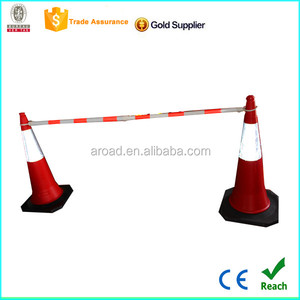 Commercio all'ingrosso della fabbrica a cono retrattile Bar barriera stradale per il collegamento traffico cono polo - Product Image 3