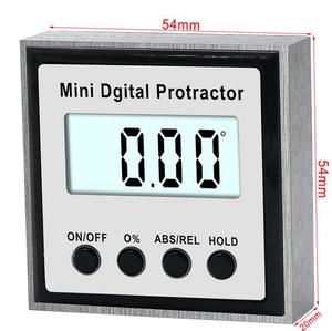 Iletki Dijital Eğimölçer 0-360 Paslanmaz Çelik Dijital Konik Kutusu Açı Göstergesi Ölçer Mıknatıslar Taban ölçme aracı - Product Image 2