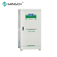 Stabilisateur de tension sans contact monophasé triphasé 15 KVA 30 KVA 10 KVA 220V 230V 380V triphasé avec affichage numérique LED