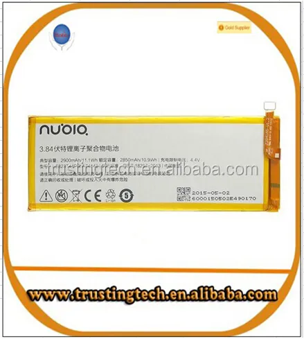Nubia Z9 mini NX511Jバッテリーに対応高品質Li3829T44P6hA741403000mAhバックアップ交換用バッテリー