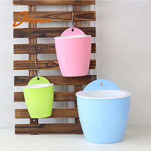 El mejor vendedor Macetas de plástico Maceta Cesta colgante Maceta, Maceta colorida montada en la pared - Product Image 5
