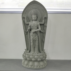 Điêu Khắc Đá đứng Ngàn Tay điêu khắc nữ cầu nguyện Kuan Yin guanyin phật bồ tát Tượng Phật Tây Tạng - Product Image 2