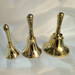 8 "Diameter Hete Verkoop Hoge Kwaliteit Messing Bel <span class=keywords><strong>Hand</strong></span> Bel Voor School Bel - Product Image 1