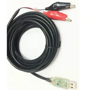 RS485 Converter CABLE 와 alligator clip 와 LED 2 core wire