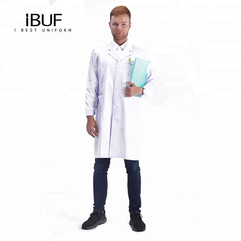 Men's Slimfit Lab Coat Doctor Uniform Nursing Uniform Design