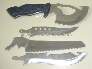 ممتازة الفولاذ المقاوم للصدأ في الهواء الطلق بقاء الصيد مخيم سكين أداة كيت مع المنشار ، هاشيت - Product Image 4