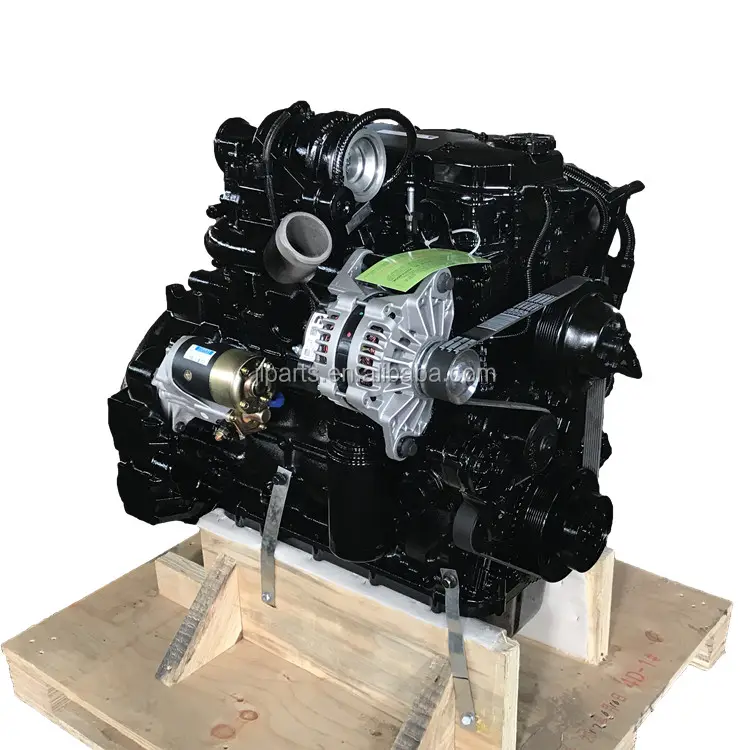 4 silindirli QSB4.5 dizel motor montajı 4.5L QSB4.5-C100 motor komple