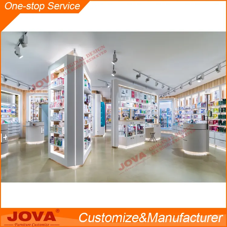 retail pharmacy shop interior design made in China