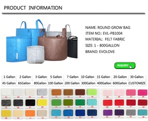 Sacs de culture en tissu, 1000 pièces, valise de culture biodégradables pour <span class=keywords><strong>plantes</strong></span> de jardin - Product Image 3