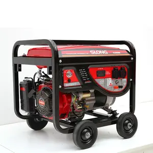 Manufacture 5.5kw Portable Generator Battery Operated Generator with Wheels