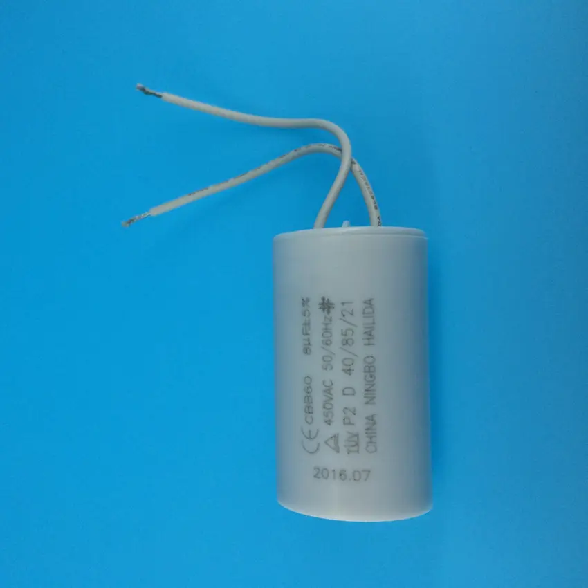 Classe b p2 sh capacitor 450v cbb60 capacitores 8mf com aprovação CE