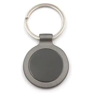 Llavero magnético de níquel negro de alta calidad, portallaves con logotipo de sublimación en blanco - Product Image 1