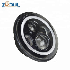 Super brillante 100 W 7 "<span class=keywords><strong>Jeep</strong></span> faros LED RGB Ángel ojos Bluetooth Control para <span class=keywords><strong>jeep</strong></span> <span class=keywords><strong>Hummer</strong></span> <span class=keywords><strong>H4</strong></span> a H13 enchufe - Product Image 1