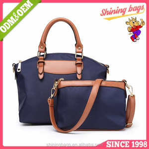 Italiano oxford material de la tela de varios colores <span class=keywords><strong>2</strong></span> unidades de zapatos a juego y conjunto de bolsas de dama - Product Image 1