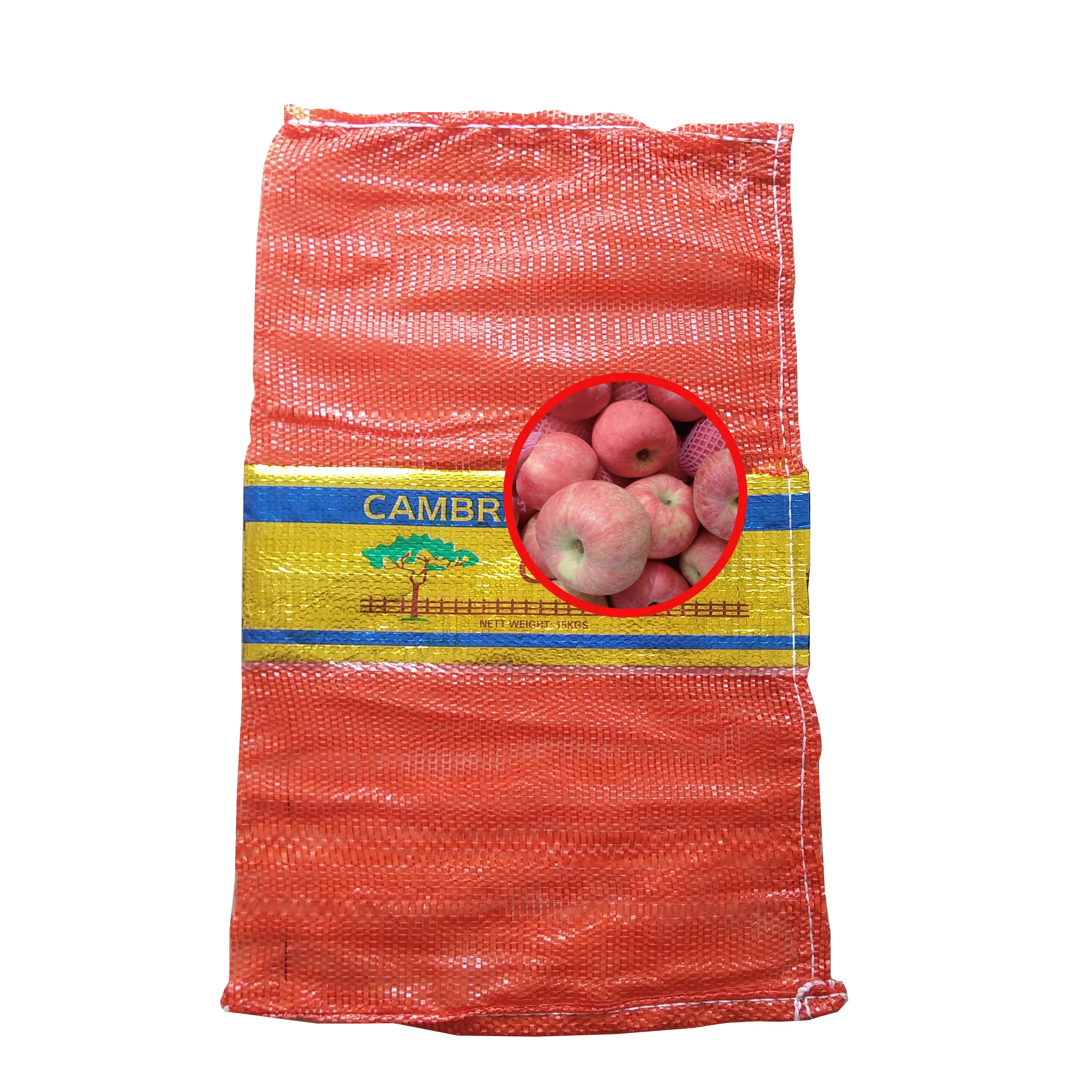 Toptan UV işlem görmüş yüksek kaliteli 20 kg soğan pp leno örgü çanta
