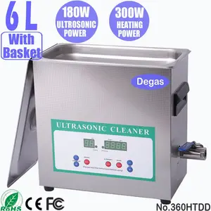 360HTDD 6L Ultrasonic Cleaning Sonic Jewellery Cleaner for Gold