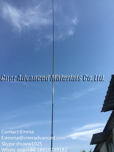 Pértiga telescópica de fibra de carbono de 22 pies, desechable y ecológica, alimentada por agua, con cepillo Dupont y cerdas de jabalí para limpieza de ventanas - Product Image 2