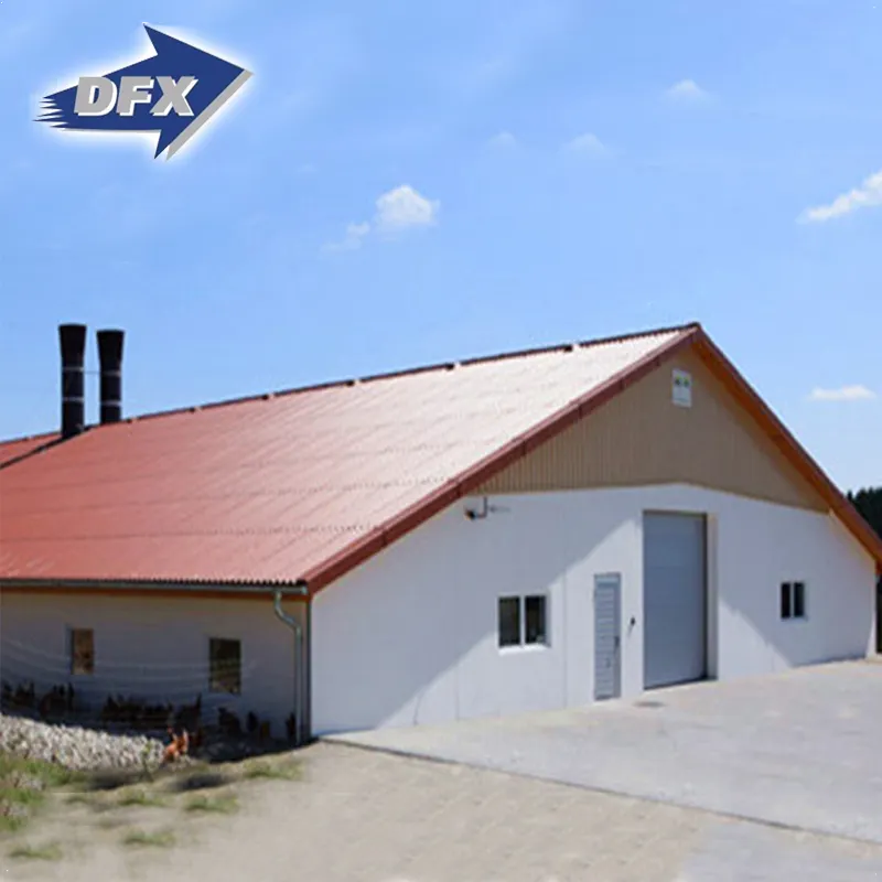 commercial farm building design chicken house broiler layer chicken house/shed