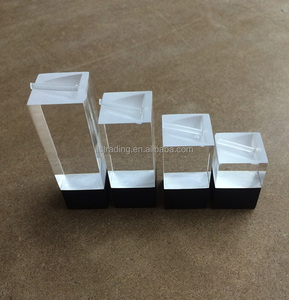 Rõ Ràng Và Đen Acrylic Trang Sức Hiển Thị Đứng Vòng Hiển Thị Đồ Trang Sức Chủ Tùy Chỉnh Cao Đánh Bóng Khối Trang Sức Hiển Thị - Product Image 2