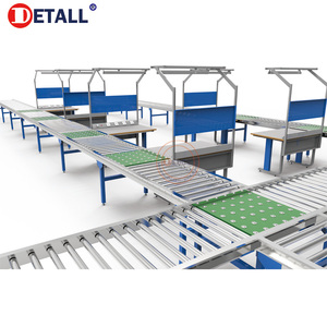 Detall Esnek Endüstriyel Yerçekimi Bilyalı Rulmanlı Hat Makaraları Konveyör Hattı - Product Image 2