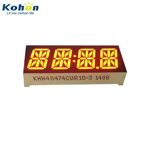 REACH Approved High brightness 4 digit 0.47inch 14 segment KHN40474CUR1D-3 Super Red 14 segment LED Numeric Display