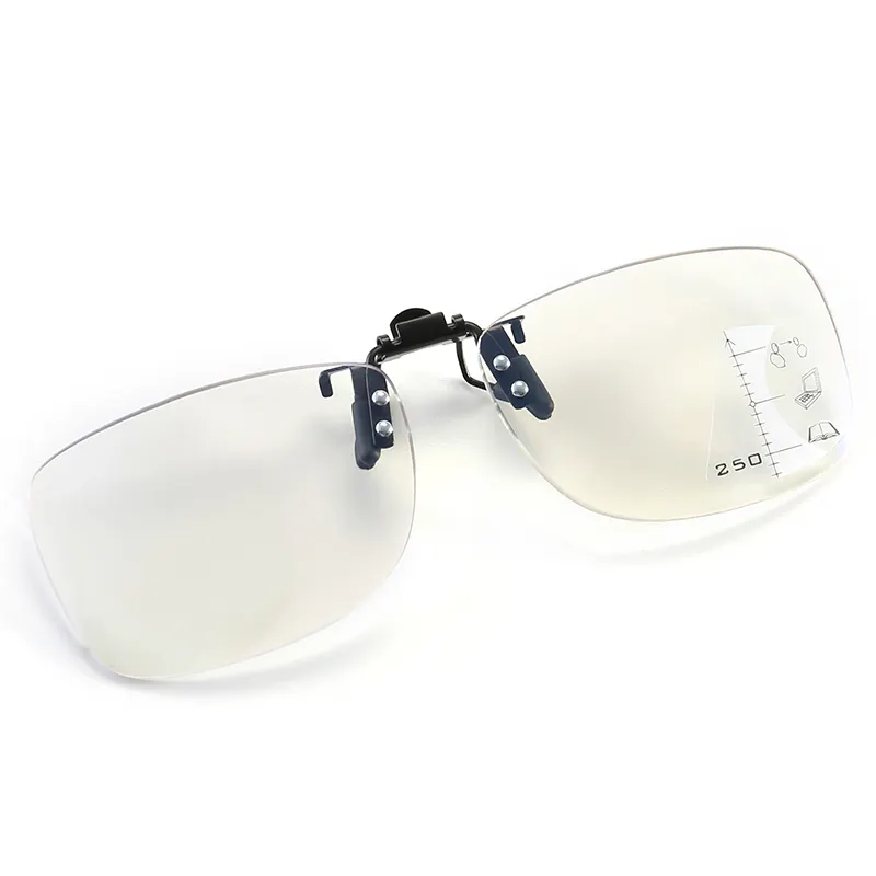 Cromotrópico assintótica multifocal óculos de leitura clipe sem braços