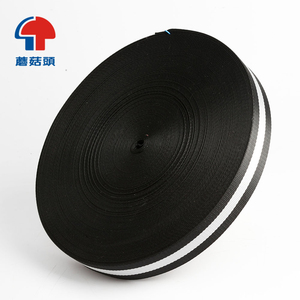 Classic Black/white Stripe Polyester <strong>Webbing</strong> <strong>Strap</strong> 1.3mm Thickness Nylon Sport <strong>Webbing</strong> Tape on Sale - Product Image 5