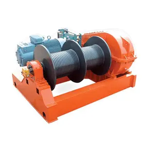 1000m doule drum wire rope manual cable winch