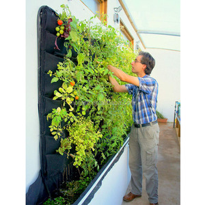 Custom Eco-Friendly <strong>Vertical</strong> <strong>Wall</strong> Felt Garden <strong>Planter</strong> for Home and Landscape - Product Image 1