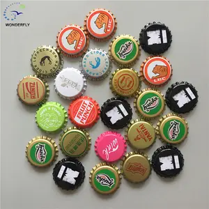 Water Bottle Caps Printed Logo 26mm Beer Bottle Crown Caps/water Bottle Caps