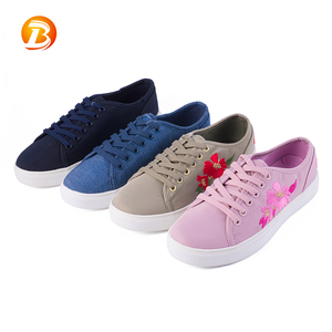 Mode toile lacent casual doux femmes <span class=keywords><strong>chaussures</strong></span> de sport sur mesure de planche à roulettes <span class=keywords><strong>chaussures</strong></span> - Product Image 1