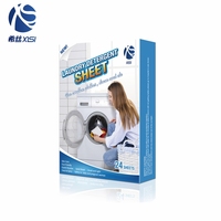 En gros nouveau design bébé linge propre pouvoir détergent tablettes tablettes de lessive feuilles avec enzyme