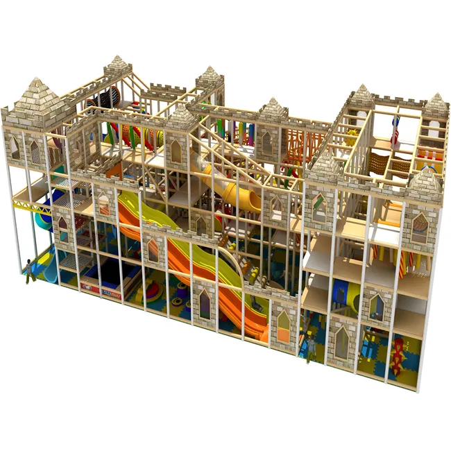 Tube Slide Kids Indoor-Spielplätze spielen Area Big Castle für Europa