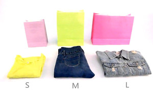 Sacchetto di Carta Kraft Grande Personalizzato con Manici, Stampato in Offset, Ecologico, in Materiali Riciclati, per Asporto e Shopping - Product Image 3