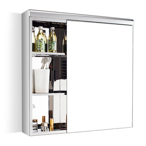 Gabinete de <span class=keywords><strong>Baño</strong></span> <span class=keywords><strong>con</strong></span> <span class=keywords><strong>Espejo</strong></span> de Acero Inoxidable, Moderno y en Oferta - Product Image 1