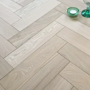 A maioria dos popular herringbone carvalho engineered parquet piso de madeira