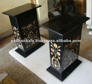 Support de Table à manger, incrustation noire, décoratif, pour travail - Product Image 1