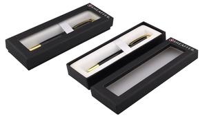 Bolígrafo de Lujo de Metal Pesado con Logotipo Personalizado para Regalo de Navidad Empresarial de Alta Gama, Recarga <span class=keywords><strong>Parker</strong></span>, Punta de 1.0 mm, Mecanismo de Giro, Diseño Delgado - Product Image 4
