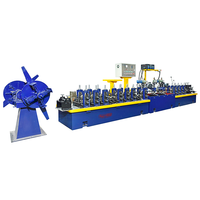 Système hydraulique Tuyau Carré En Acier Faisant La Machine/Machine De Soudage De Tuyaux En Acier Inoxydable
