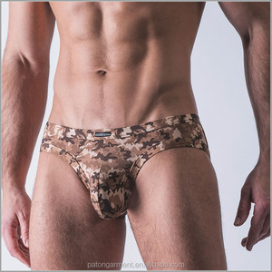 À la mode sexy camo imprimé japon qualité sexy <span class=keywords><strong>string</strong></span> sous-vêtements pour hommes noirs - Product Image 1