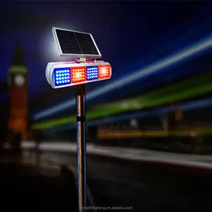 태양 분말 교통 신호 램프/쉬운 설치 도로 점멸 램프