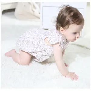 100% cotton Infant Newborn Clothes Kids Floral Romper Summer Baby Girl Romper