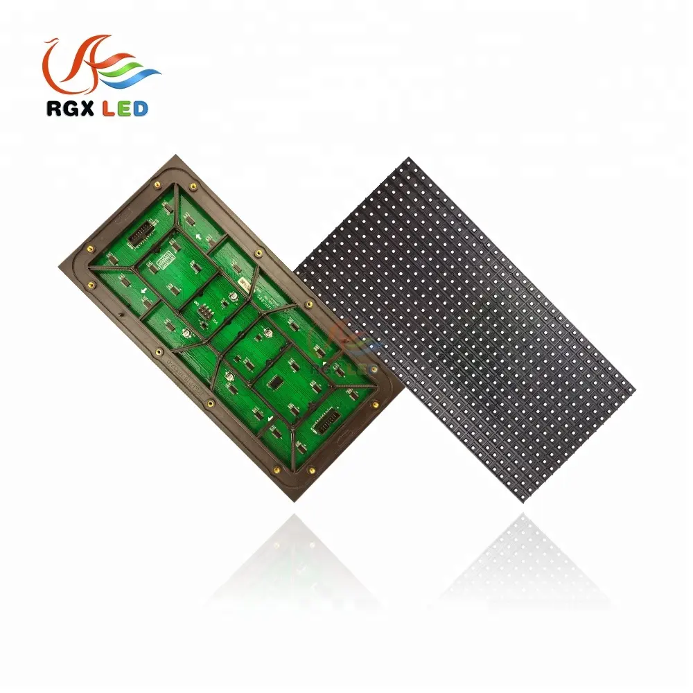 Full Color RGB Outdoor LED Sign Module ,P10 Led Display Screen Replacement Tablet,32x16 LED Panel P10