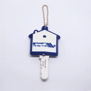 Özel Ev şekilli anahtar kapağı için kendi logo ile araba anahtarları